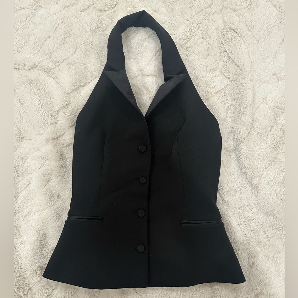 Zara Basic Black Vest top